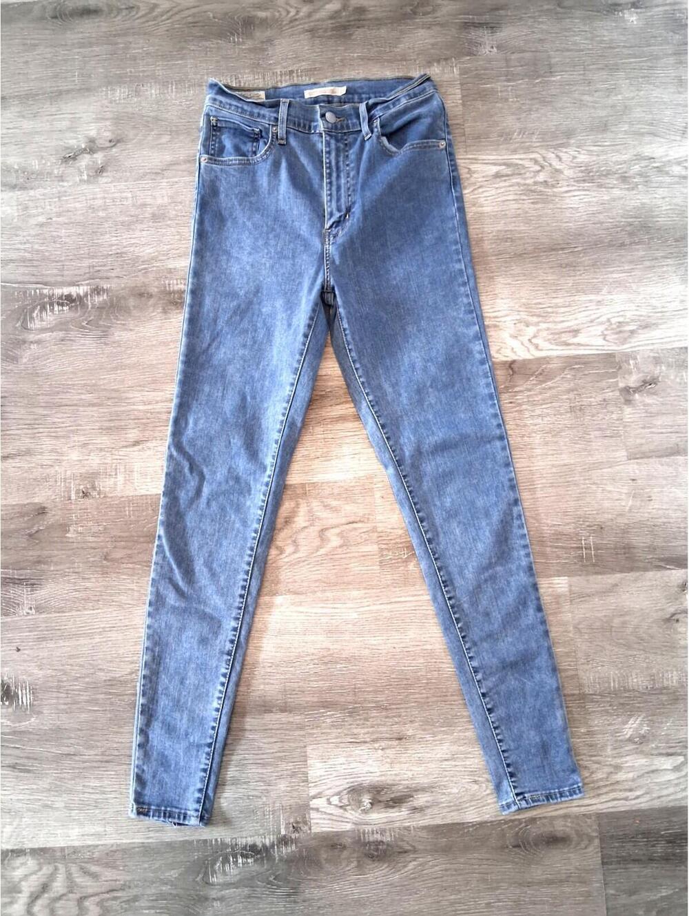 Levi's Women'S 28/29 Premium Red Tab Mile High Super Skinny Denim Blue Jeans